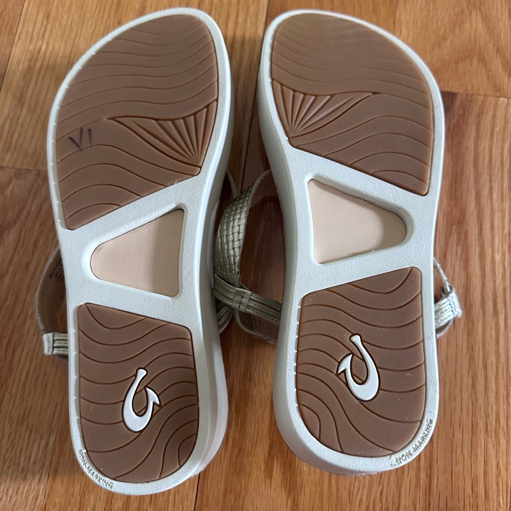 Olukai Onohi Women’s Strappy Leather Sandals, size 8 - Picture 4 of 7